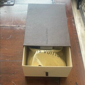 Louis Vuitton Women's Shoe box and dust bag.